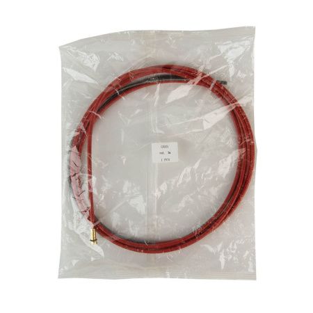 SVR-C35001 Направляющий канал SVR 1,0-1,2 мм 3 метра (стальная спираль с латунным ниппелем в красной оплётке) (MIG/MAG)