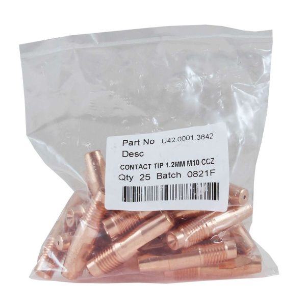 U42.0001.3642 Uniarc Contact tip 1.2mm M10 CCZ (pack)