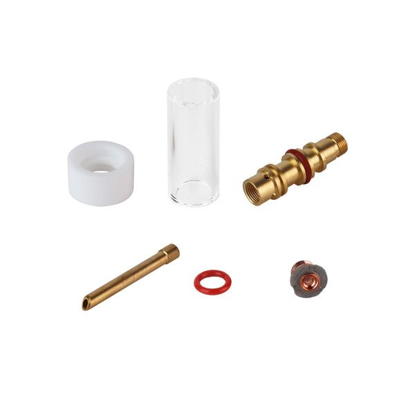 PGS171826P-32 Набор расходных частей Parker с соплом из кварцевого стекла 3,2 мм для горелок SGT 17 / 18 / 26 (TIG)