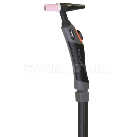 Сварочная аргонодуговая горелка Parker SGT 20FX с гибким гусаком, с 5-пиновой вилкой Tuchel и разъёмом с резъбой 1/4 BSP 4 метра (One TIG) для TIG сварки в среде аргона