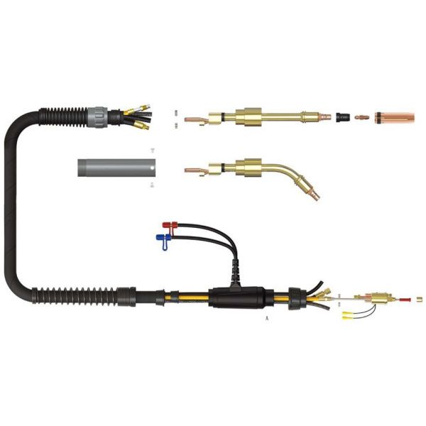 Сварочная автоматическая горелка Parker SB 501W Auto 4 метра (MIG/MAG)