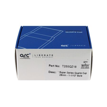 T2SSQZ18 Сопло Arc кварцевое №18 Super Series 28,0x45,5 мм (TIG)