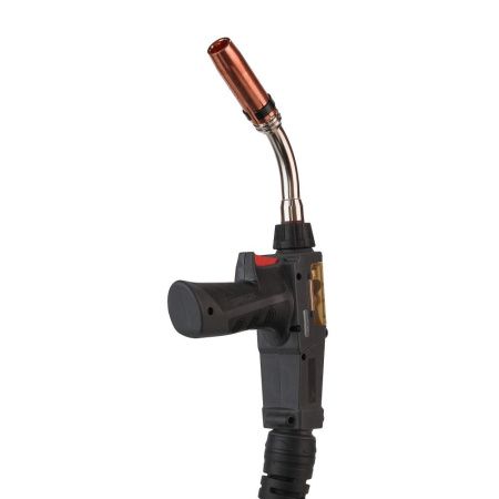 Сварочная полуавтоматическая горелка Parker Push-Pull SGP 401W с мотором 24В и подающим роликом для AL проволоки 1,6 мм 8 метров (MIG/MAG)