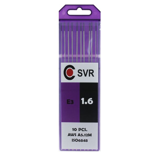 Электрод вольфрамовый SVR E3 лиловый 1,6 мм