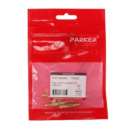 PQGS2 Разъём подачи газа Parker c быстросъёмом 5,0 мм серии ONE TIG (TIG)