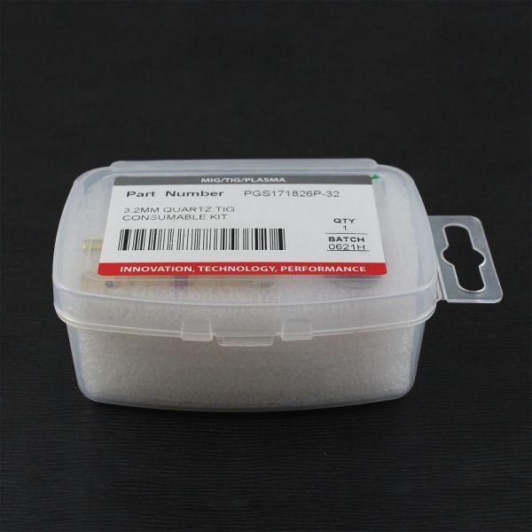 PGS171826P-32 Arc 3.2mm quartz TIG consumable kit (pack)