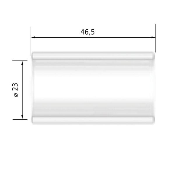 T3SSQZ14 Сопло Arc кварцевое №14 Super Series 23,0x46,5 мм (TIG)