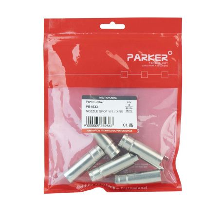 PB1533 Сопло газовое Parker для точечной сварки медное 16 мм для полуавтоматических горелок SGB 150A / SGF 150A / STH 150AE (MIG/MAG)