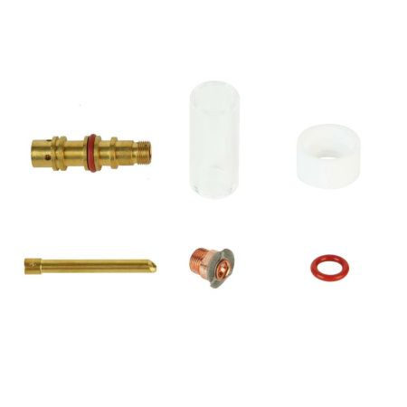 PGS171826P-24 Набор расходных частей Parker с соплом из кварцевого стекла 2,4 мм для горелок SGT 17 / 18 / 26 (TIG)