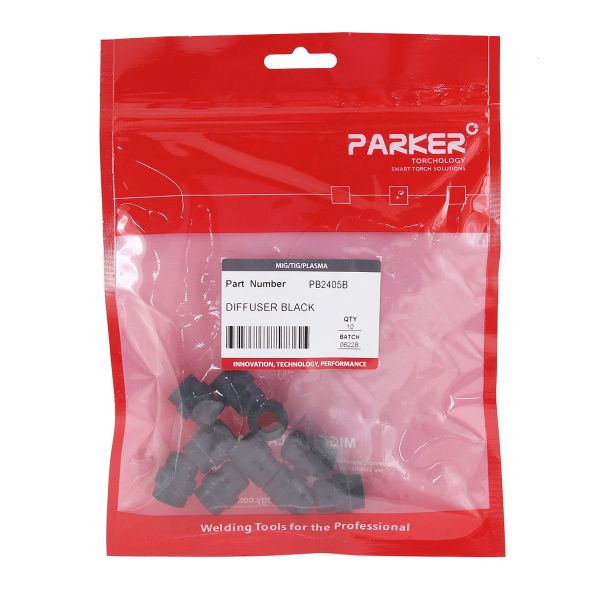 PB2405B Диффузор газовый Parker чёрный пластиковый 19,5 мм (MIG/MAG)