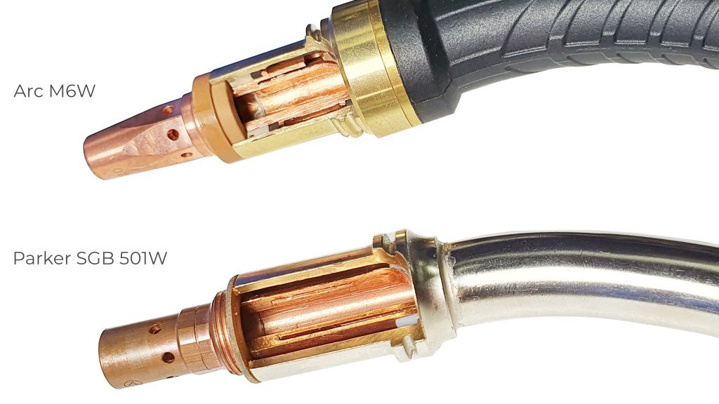 Сравнение горелок Arc M6W и Parker SGB 501W.jpg Сравнение горелок Arc M6W и Parker SGB 501W.jpg